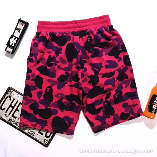 mens designer printed cozy shorts